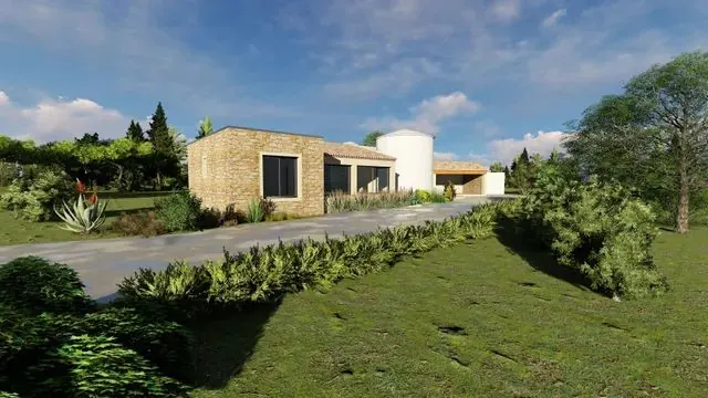 Maison en pierre rénovée